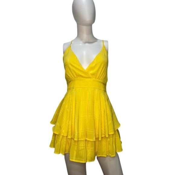 Yellow Cottage Summer Mini Romper - Picture 1 of 8